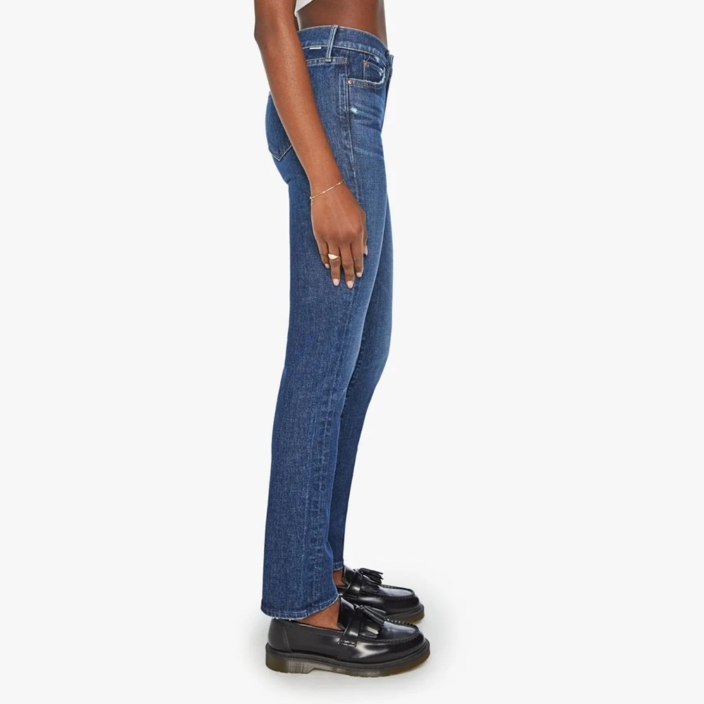 NWT Mother Women’s The Rascal Skimp Yee Haw Straight Leg Denim Jeans Size 28 - Picture 4 of 15
